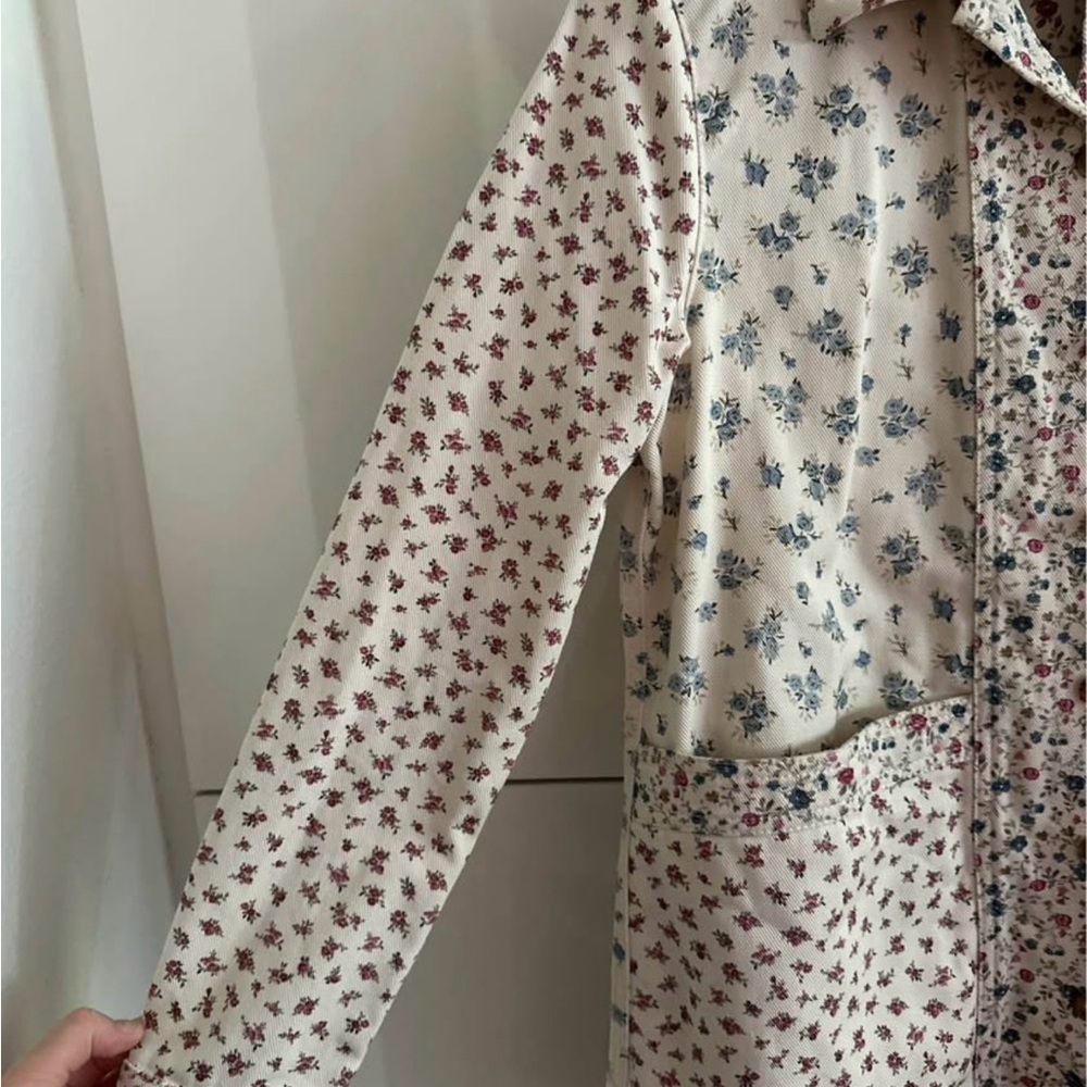 Sezane Spring Floral Chore Coat/Will Jacket - Picture 6 of 10